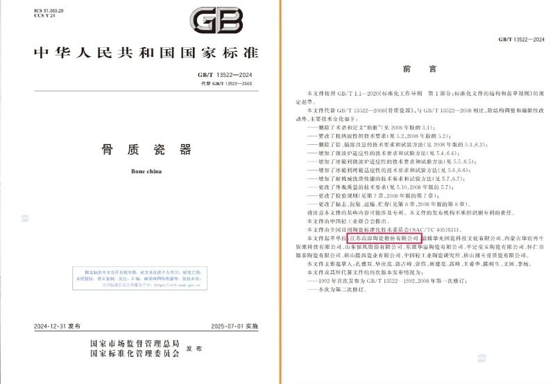以标准化引领企业高质量发展：高淳陶瓷的实践